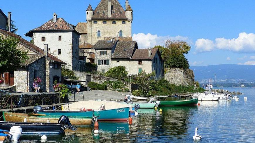 Appartement Le Leman エクヌヴェクス エクステリア 写真
