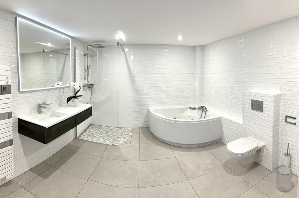 Appartement Le Leman エクヌヴェクス エクステリア 写真